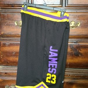 Lebron James 23 NBA Lakers shorts